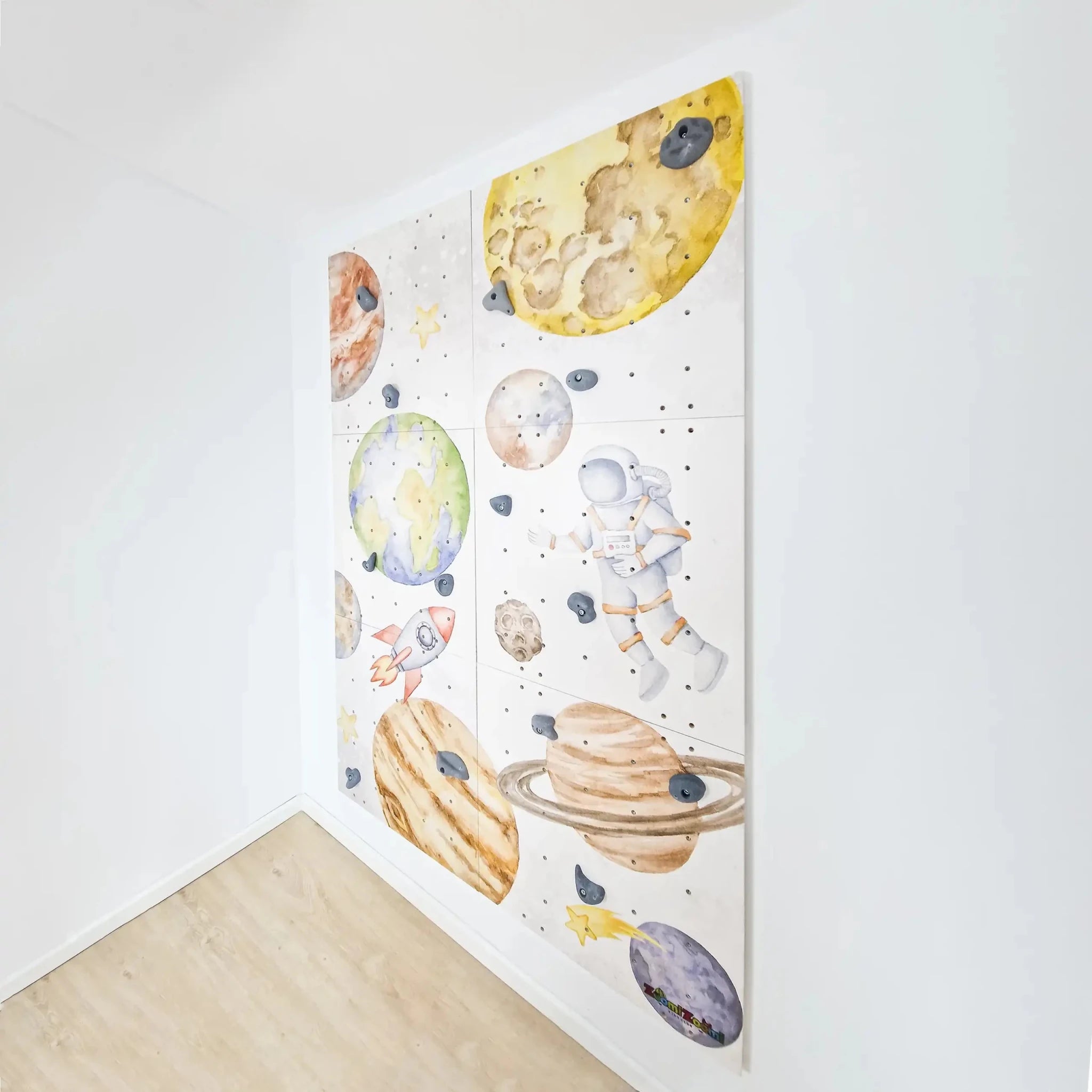 Climbing Wall Panels – Set of 3, 6 or 9 Durable, Interactive Sport Panels for Strength and Coordination - CleverWood