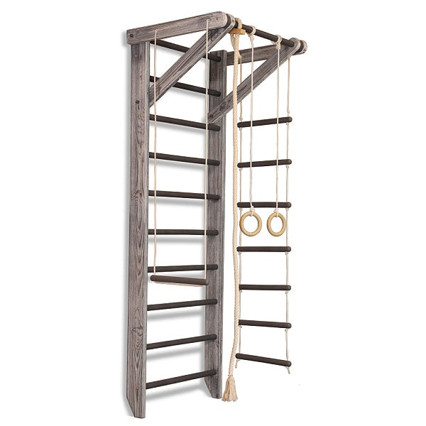 Colored Swedish ladder for kids and adults with Rope attachments