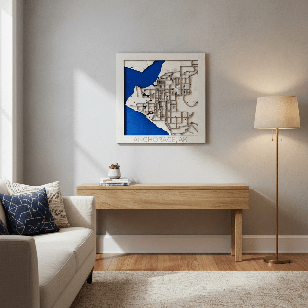 Map of Anchorage Alaska - CleverWood