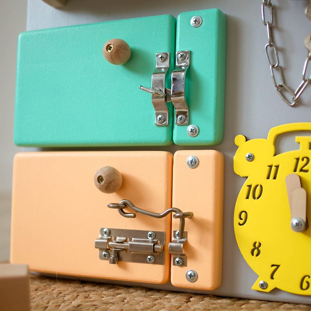 Montessori Busy Board – Engaging Sensory Toy for Kids – Perfect First Birthday Gift - CleverWood