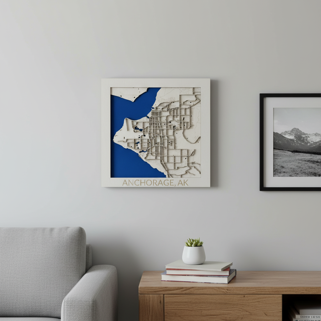 Map of Anchorage Alaska