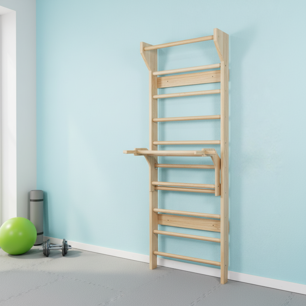 All-in-One Wooden Stall Bar