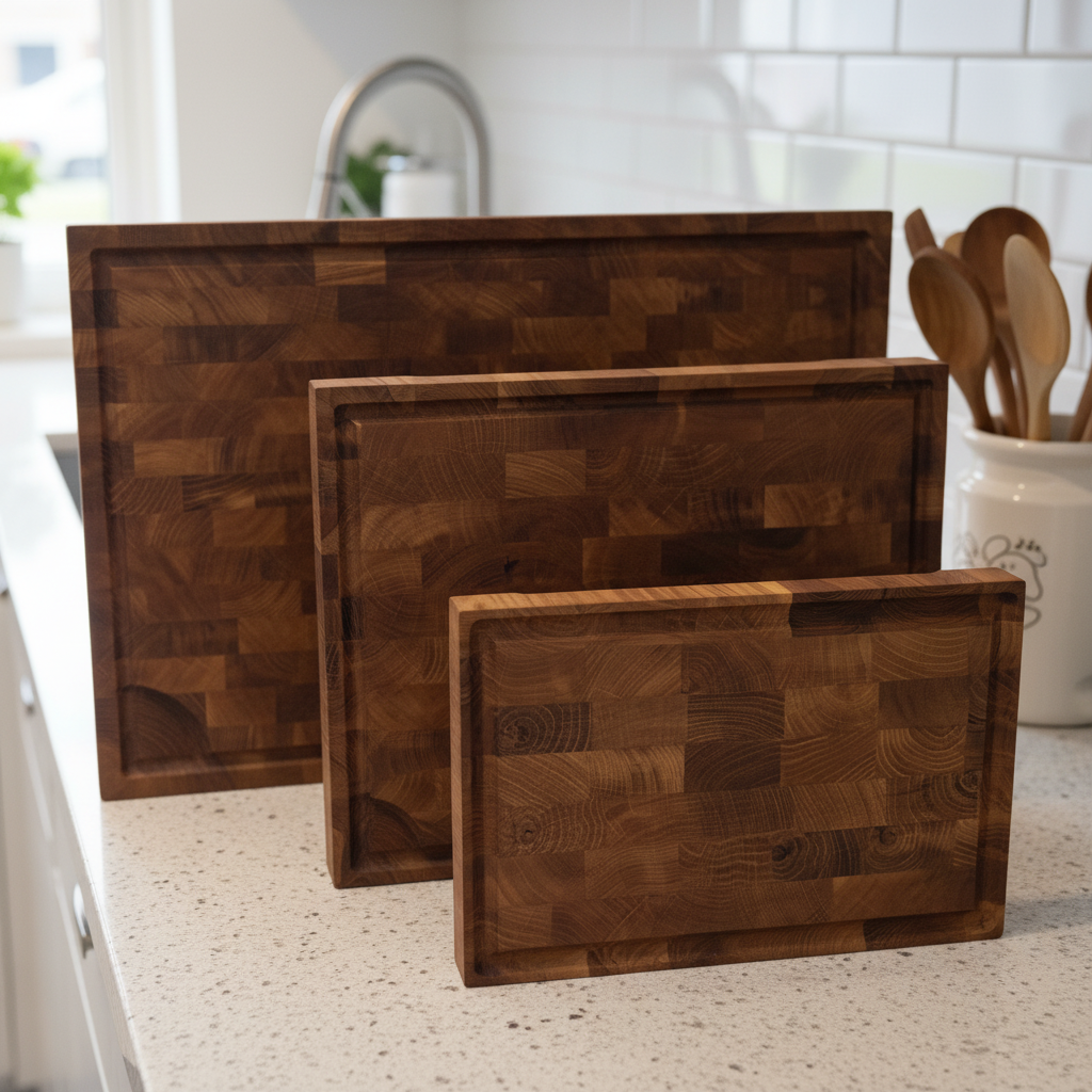 Premium End Grain Oak Cutting Board