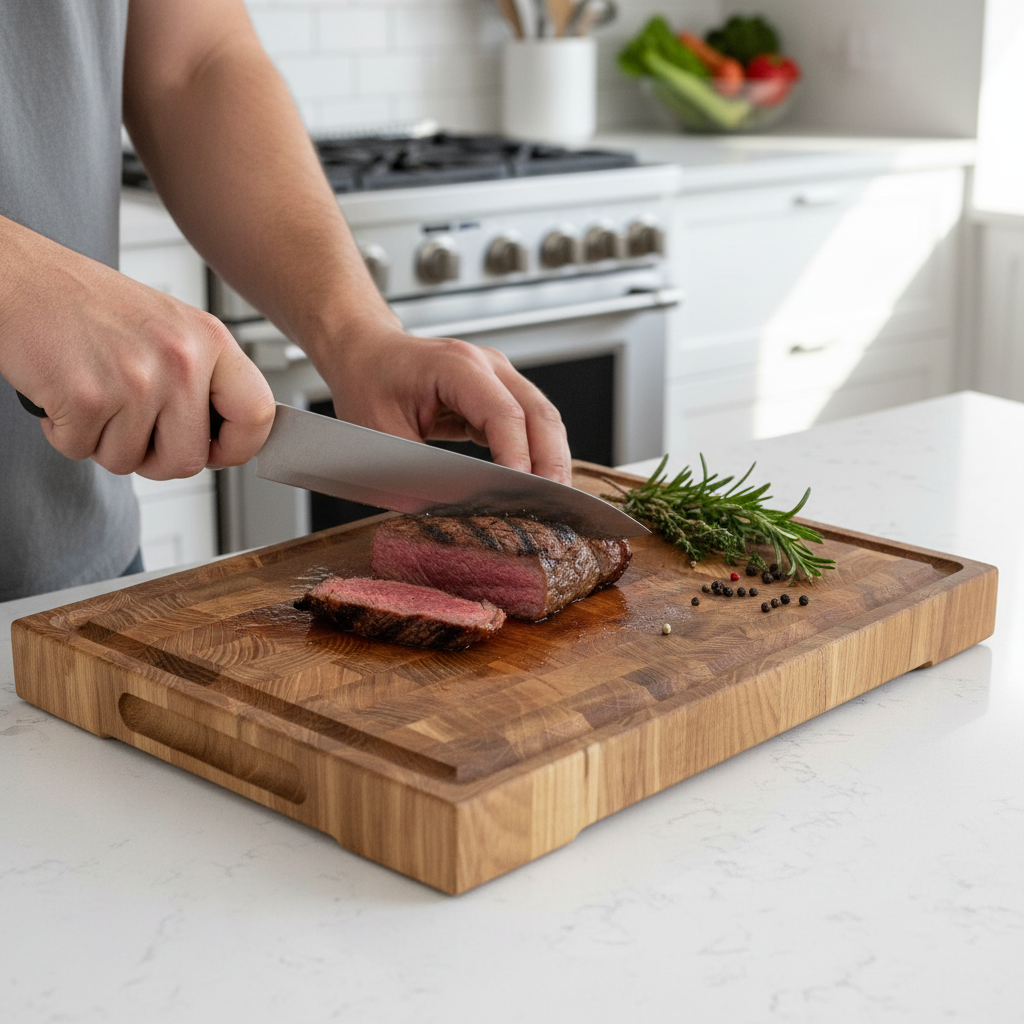 Premium End Grain Oak Cutting Board