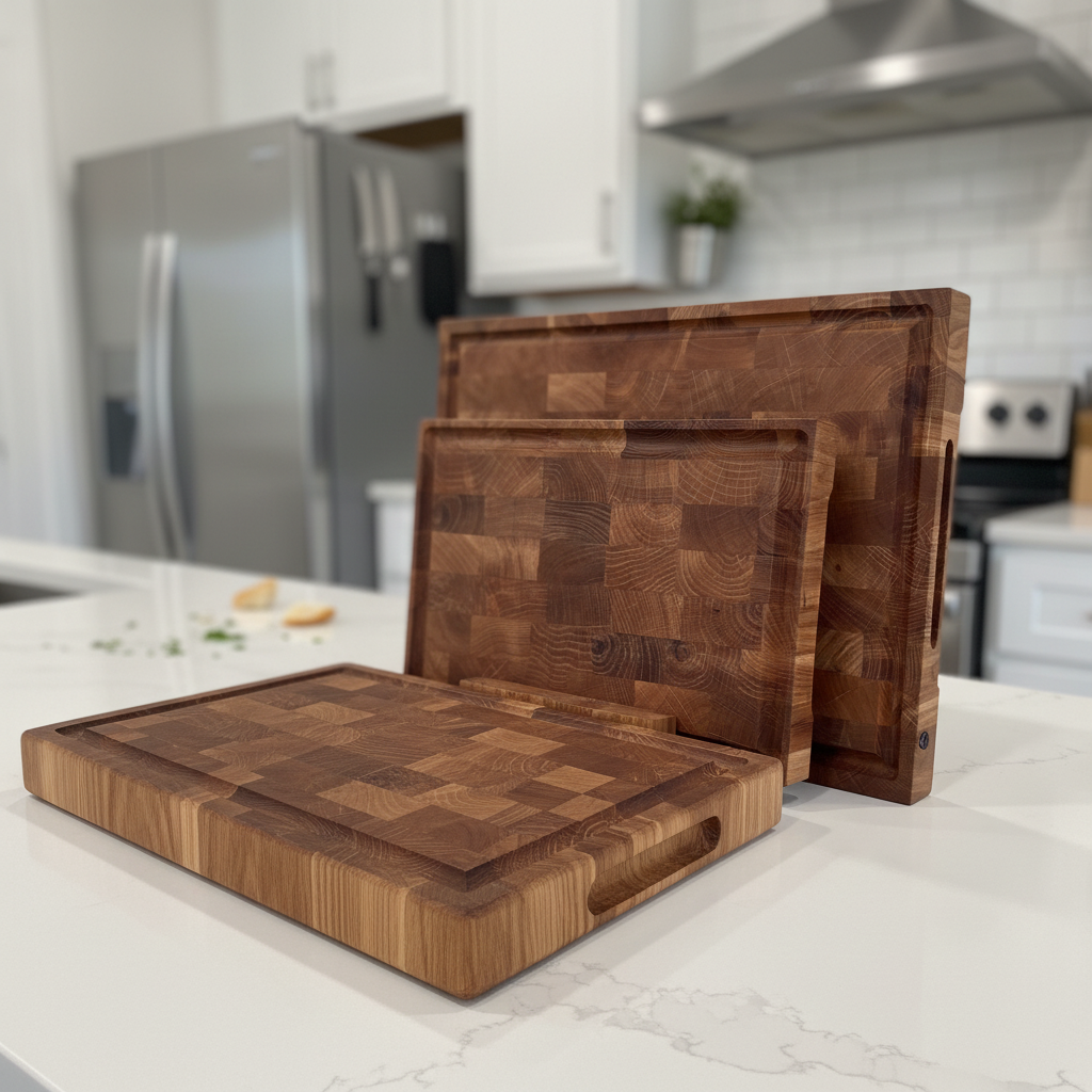 Premium End Grain Oak Cutting Board