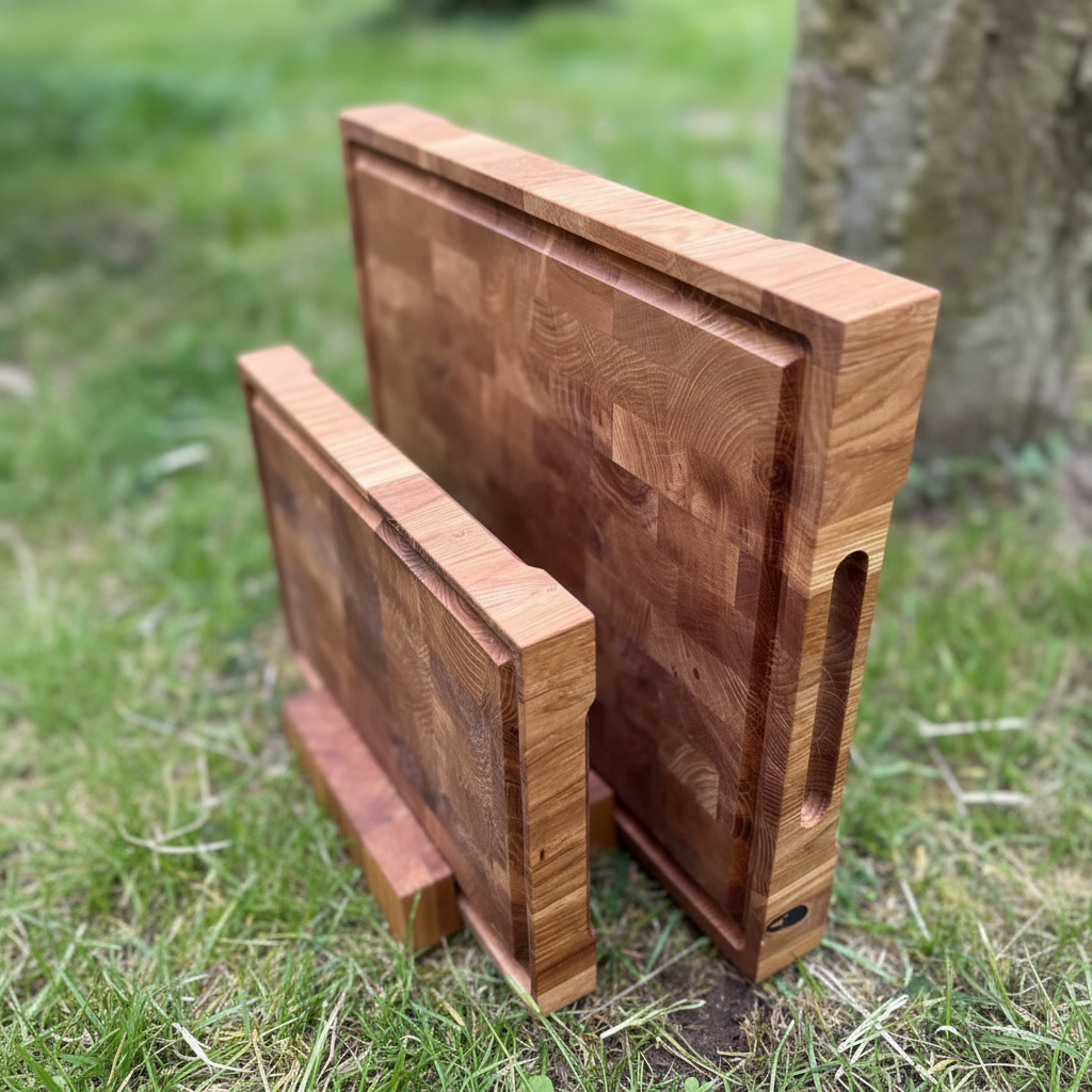 Premium End Grain Oak Cutting Board