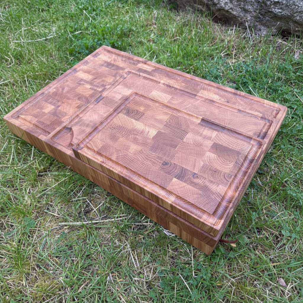 Premium End Grain Oak Cutting Board