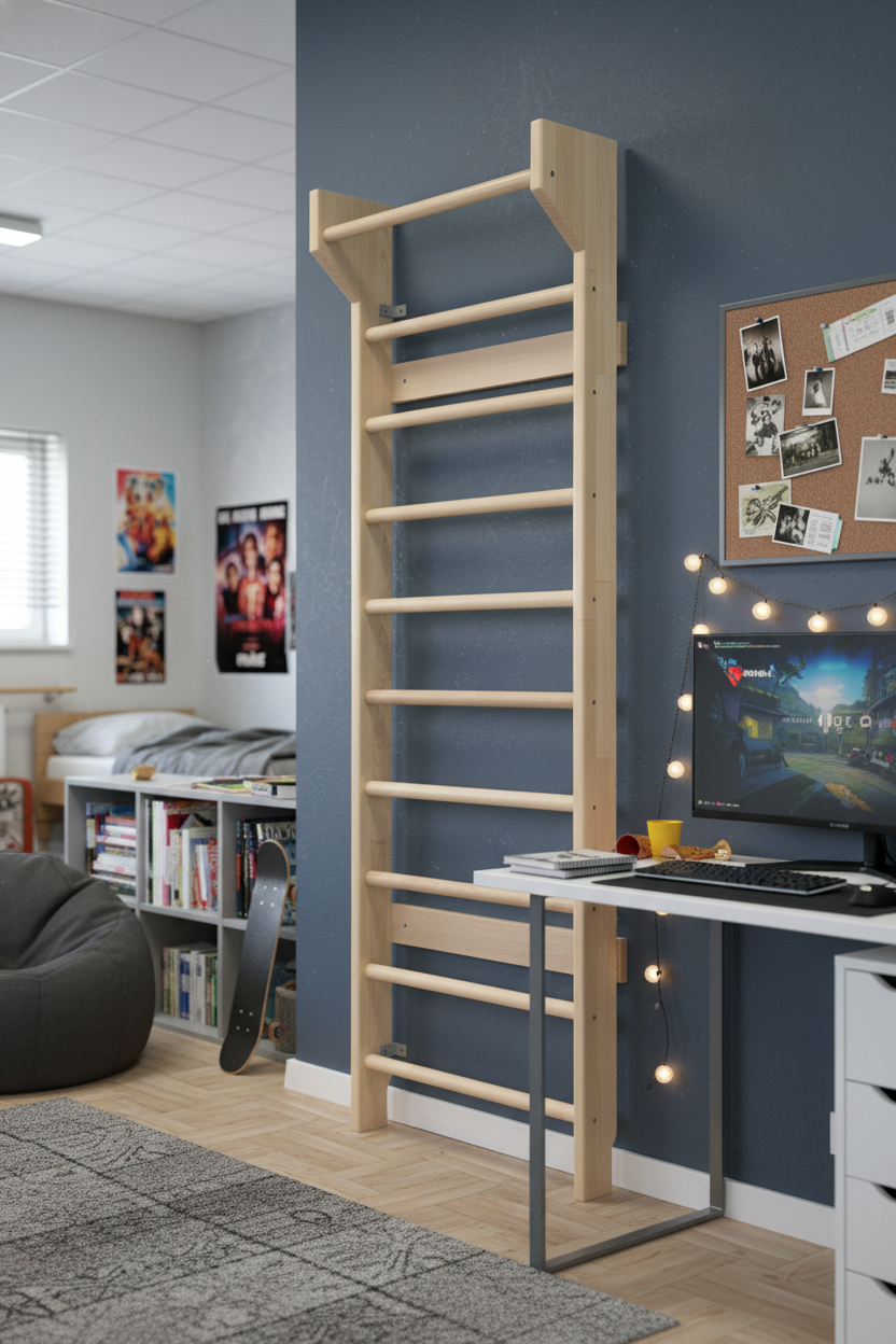 Wooden Gymnastic Stall Bar