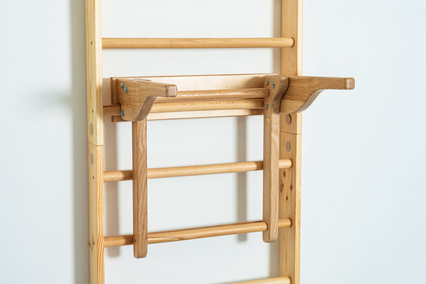 Dip bar for Swedish ladders made of wood - Sport attachments - Equipment for Swedish ladder