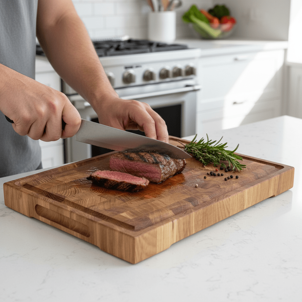 Premium End Grain Oak Cutting Board - CleverWood