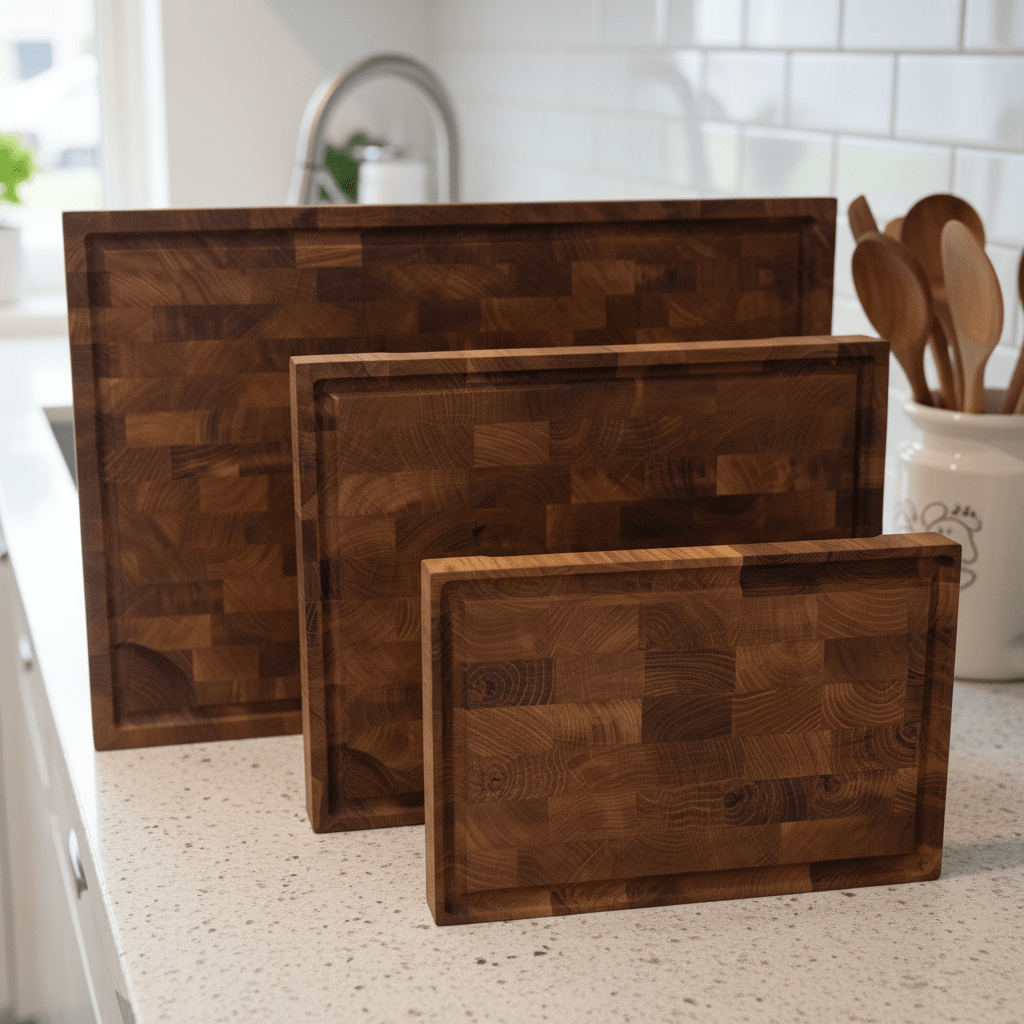 Premium End Grain Oak Cutting Board - CleverWood