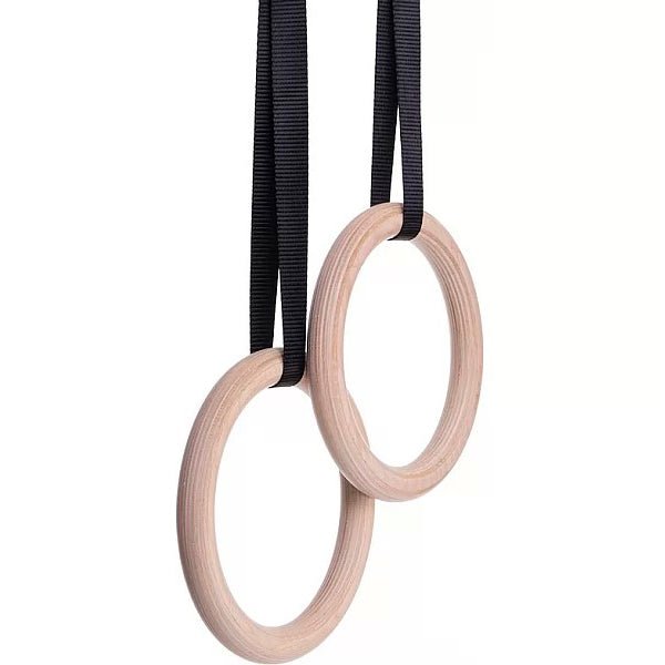 Professional Gymnastics Rings w/ Straps - CleverWood