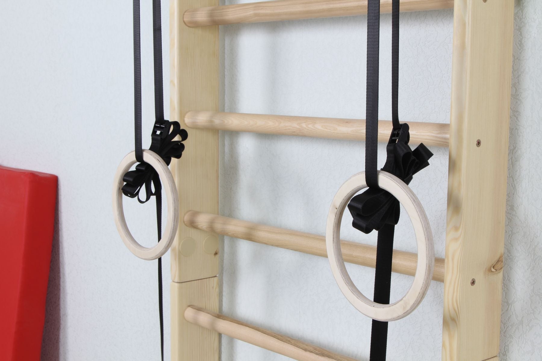 Professional Gymnastics Rings w/ Straps - CleverWood