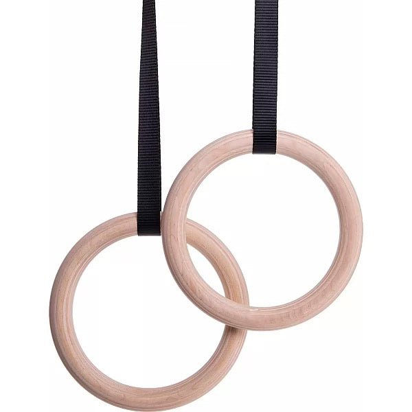 Professional Gymnastics Rings w/ Straps - CleverWood