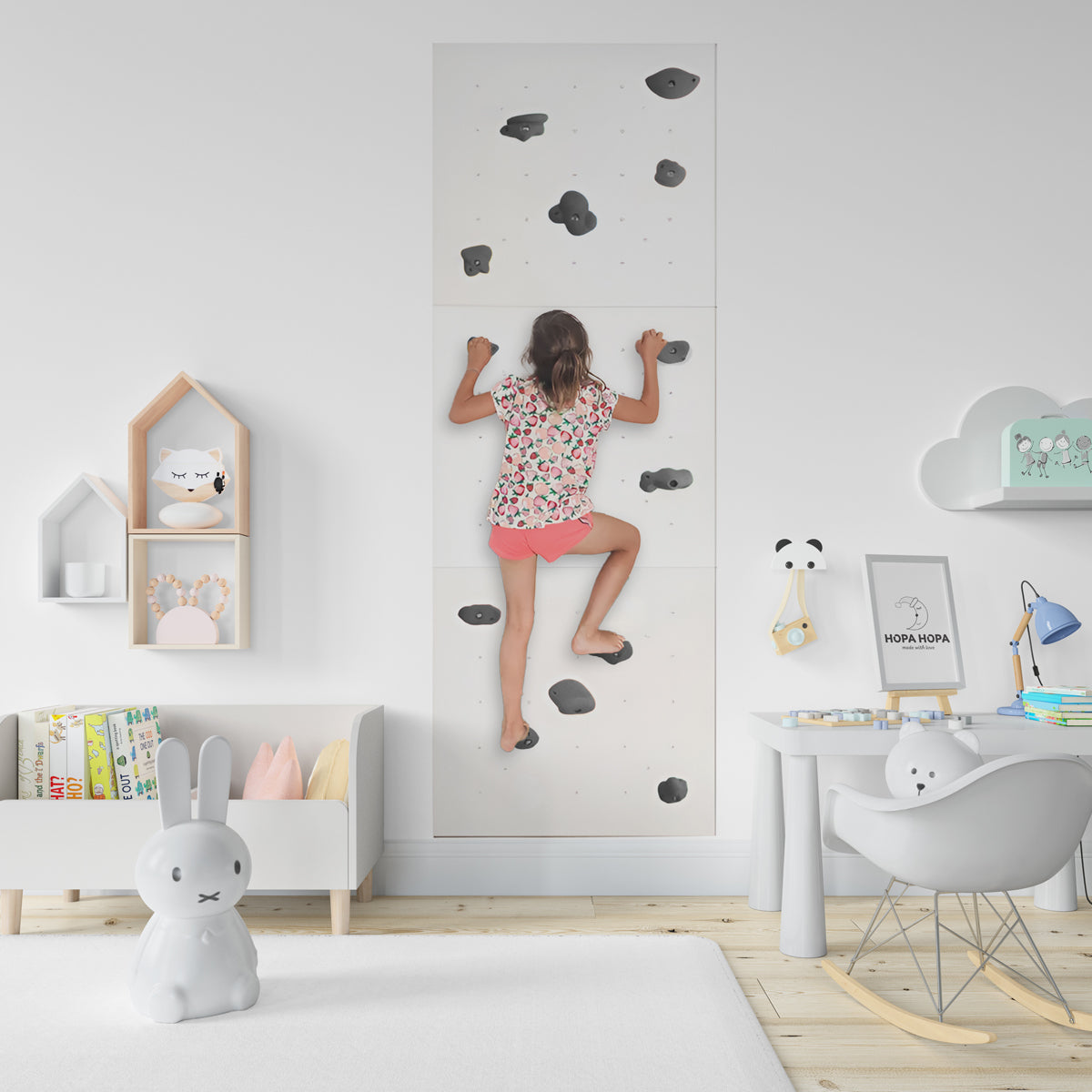 Climbing Wall Panels – Set of 3 Durable, Interactive Sport Panels for Strength and Coordination