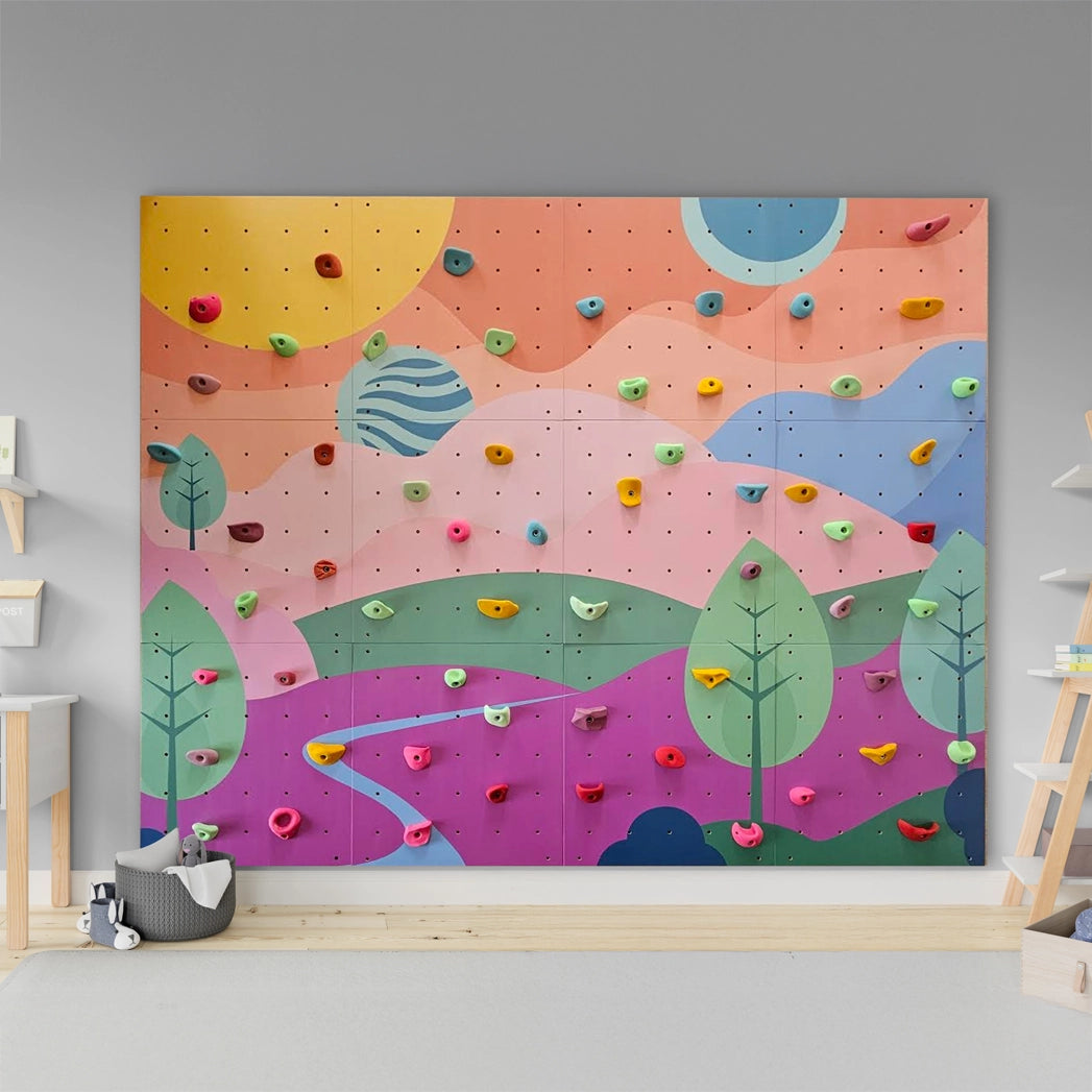 Climbing Wall Panels – Set of 3, 6 or 9 - Different design