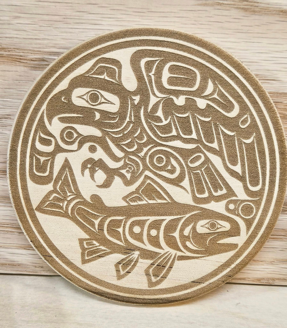 Set of 4 coasters - Native Alaska - CleverWood