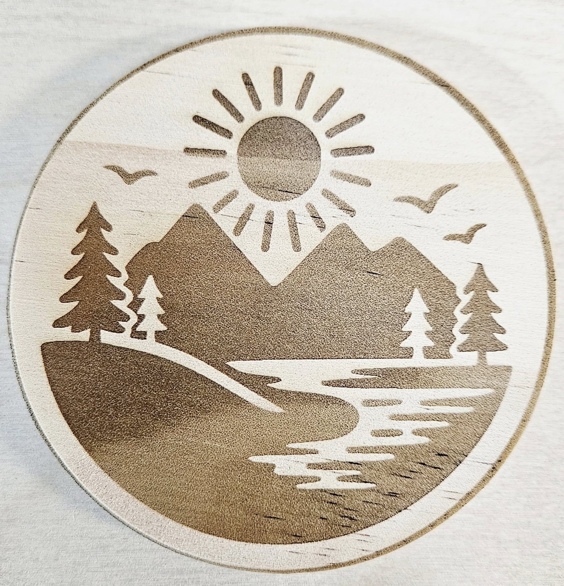 Set of 4 coasters - Nature - CleverWood