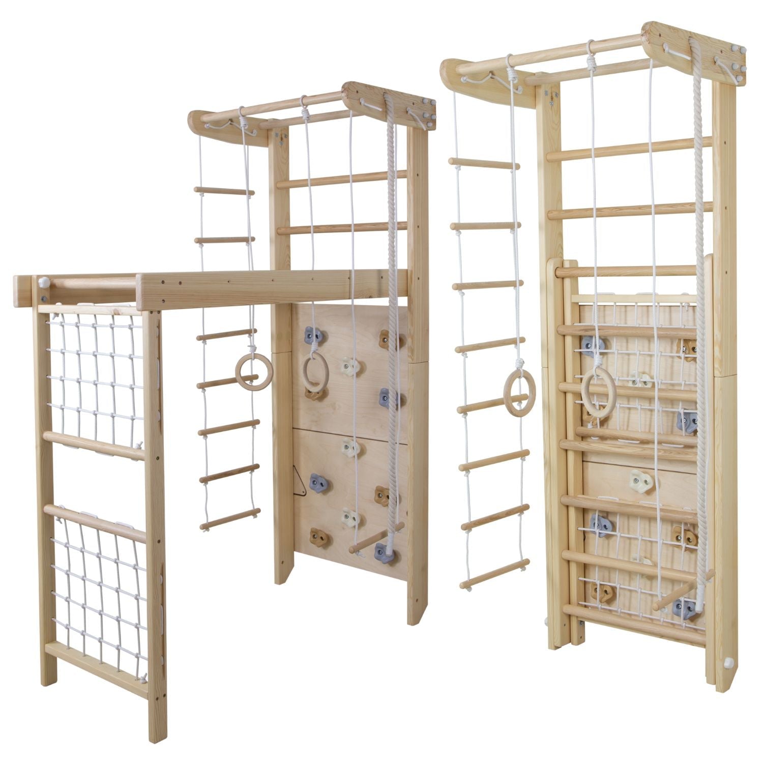 Wooden Foldable Indoor Playground "Transformer - Climber" - CleverWood