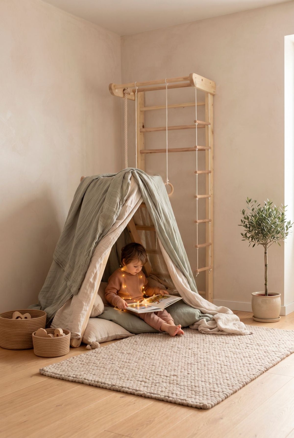 Wooden Foldable Indoor Playground Transformer-PRO - CleverWood