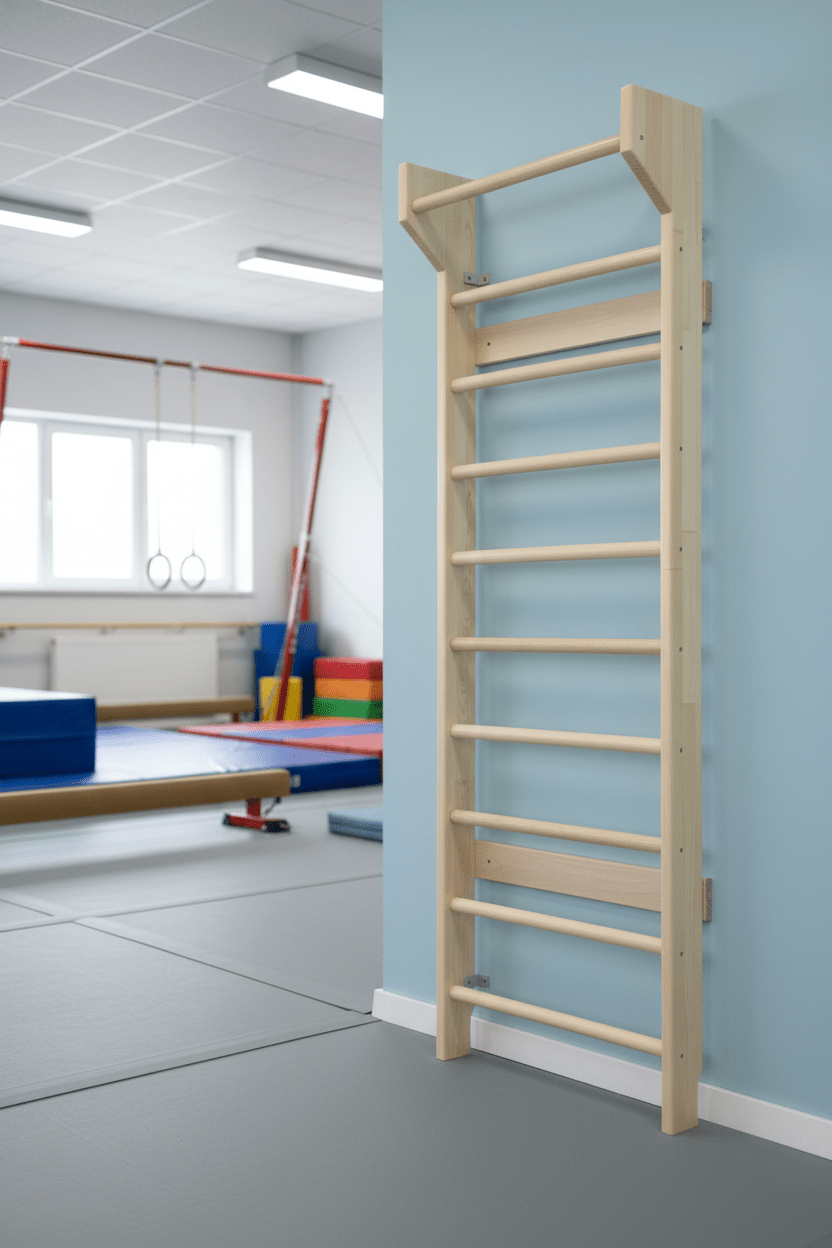 Wooden Gymnastic Stall Bar - CleverWood