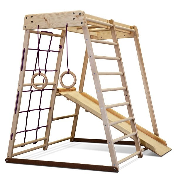 Wooden Indoor Playground for kids - CleverWood