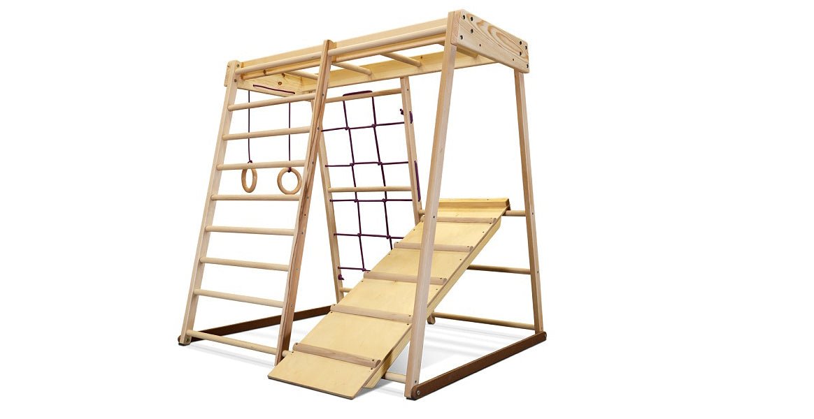 Wooden Indoor Playground for kids - CleverWood