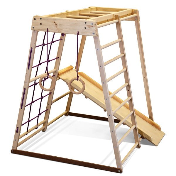 Wooden Indoor Playground for kids - CleverWood