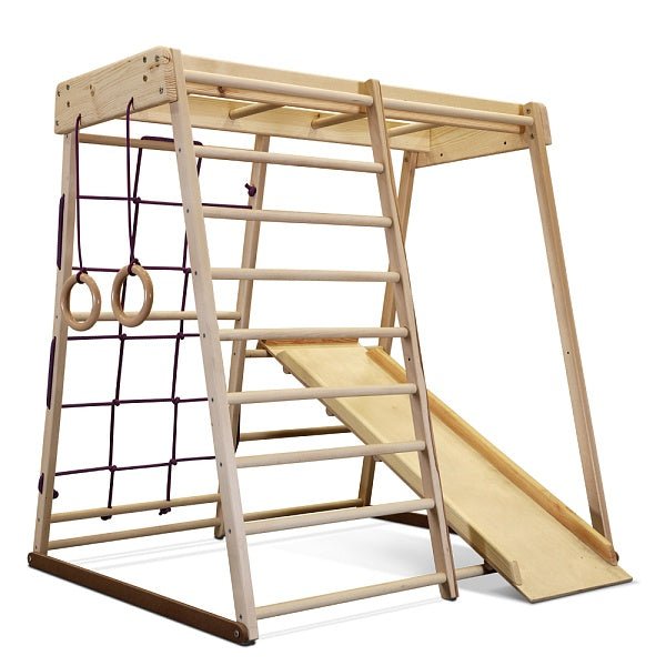 Wooden Indoor Playground for kids - CleverWood