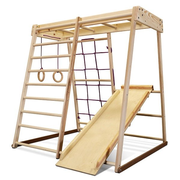 Wooden Indoor Playground for kids - CleverWood