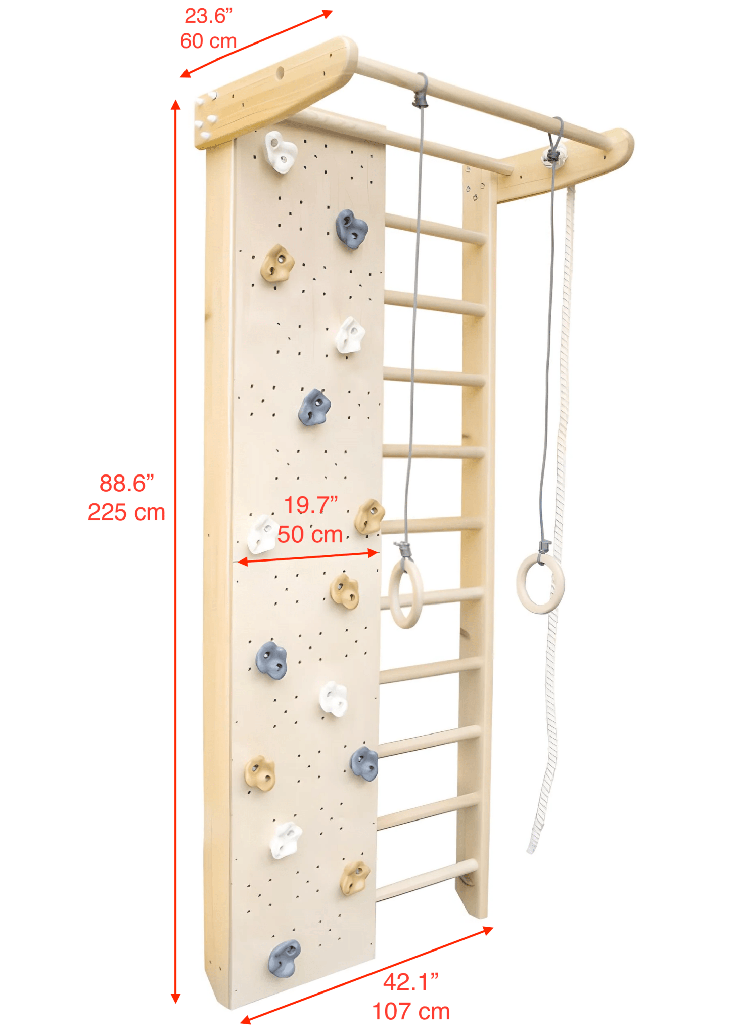 Wooden Indoor Playground "Kombi" - CleverWood