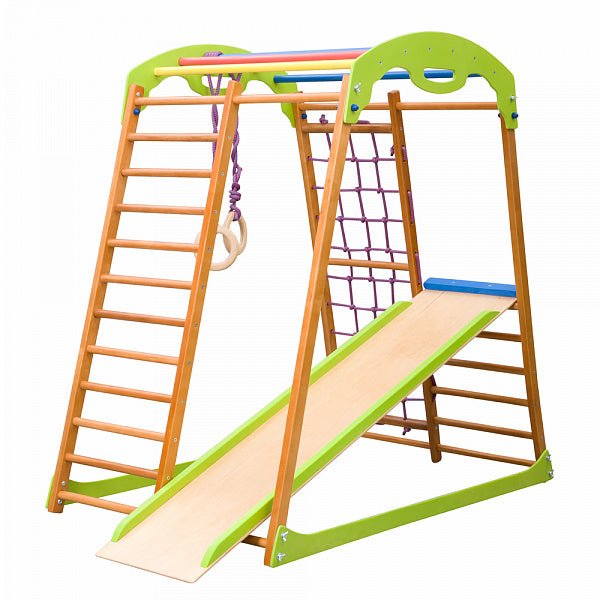 Wooden Sport Climbing Playground for Kids - CleverWood
