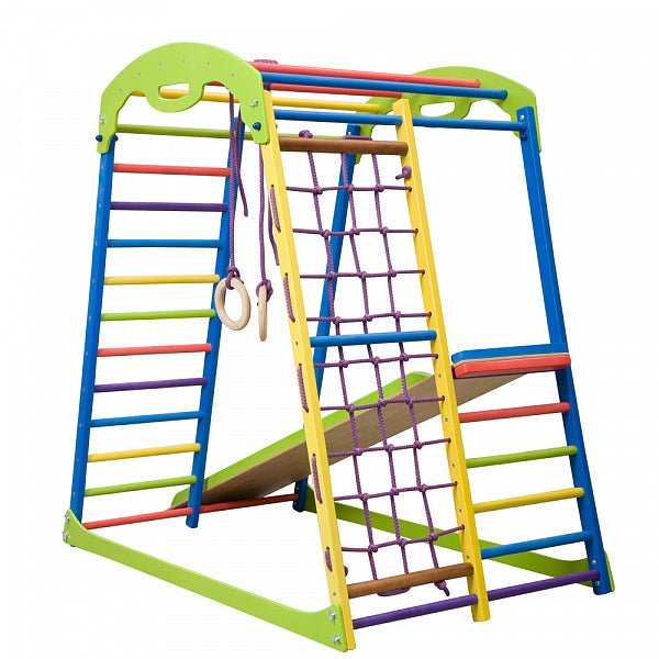 Wooden Sport Climbing Playground for Kids - CleverWood