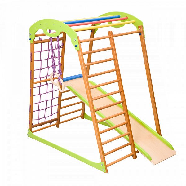 Wooden Sport Climbing Playground for Kids - CleverWood