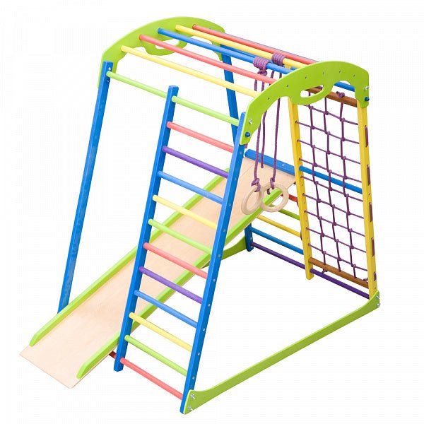 Wooden Sport Climbing Playground for Kids - CleverWood