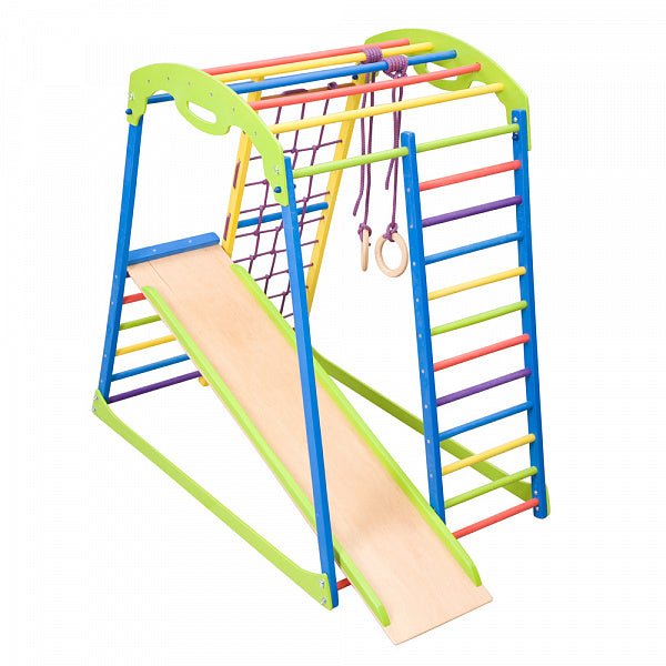 Wooden Sport Climbing Playground for Kids - CleverWood