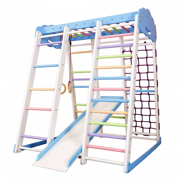 Wooden Sport Climbing Playground for Kids "Sky" - CleverWood